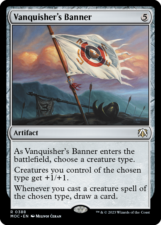 Vanquisher's Banner [March of the Machine Commander] - The Mythic Store | 24h Order Processing