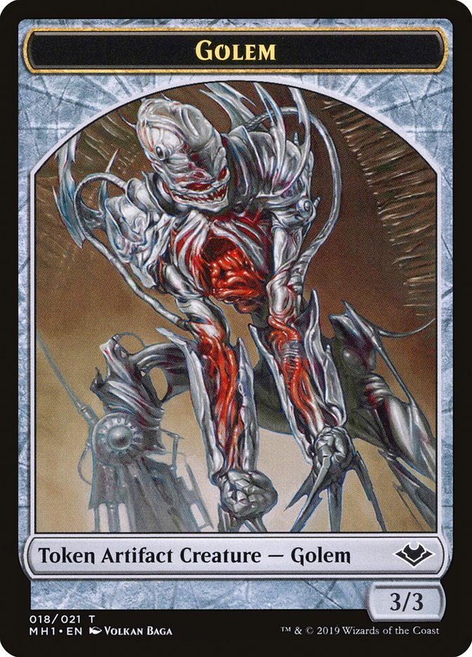 Illusion (005) // Golem (018) Double-Sided Token [Modern Horizons Tokens] - The Mythic Store | 24h Order Processing