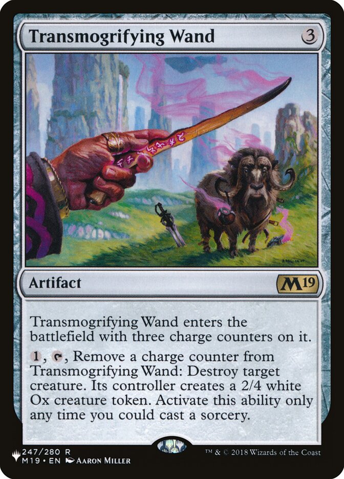 Transmogrifying Wand [The List] - The Mythic Store | 24h Order Processing