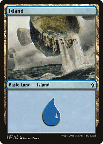 Island (258) [Battle for Zendikar] - The Mythic Store | 24h Order Processing
