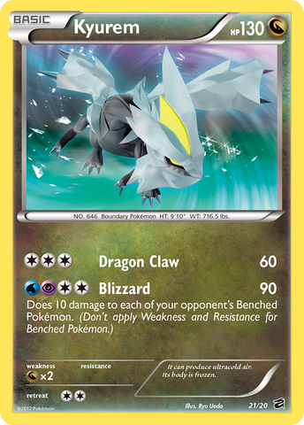 Kyurem (21/20) [Black & White: Dragon Vault] - The Mythic Store | 24h Order Processing