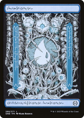 Island (268) (Phyrexian) [Phyrexia: All Will Be One] - The Mythic Store | 24h Order Processing