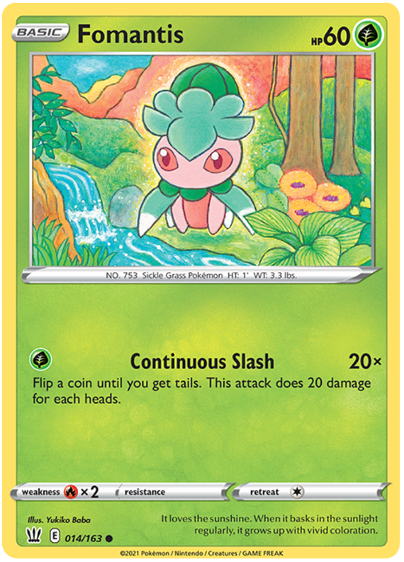 Fomantis (014/163) [Sword & Shield: Battle Styles] - The Mythic Store | 24h Order Processing