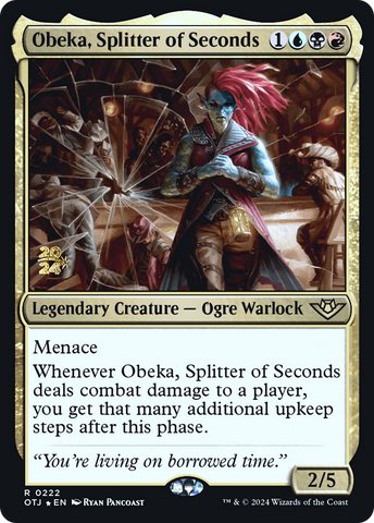 Obeka, Splitter of Seconds [Outlaws of Thunder Junction Prerelease Promos] - The Mythic Store | 24h Order Processing