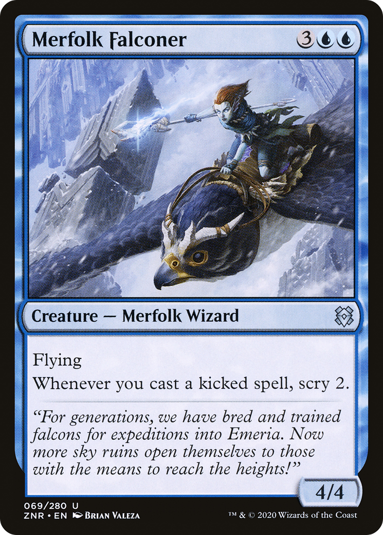 Merfolk Falconer [Zendikar Rising] - The Mythic Store | 24h Order Processing