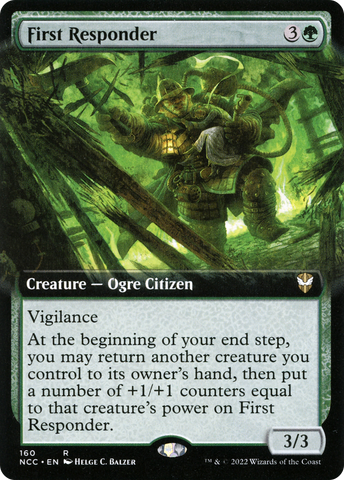 First Responder (Extended Art) [Streets of New Capenna Commander] - The Mythic Store | 24h Order Processing