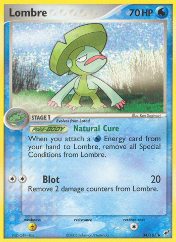 Lombre (34/107) [EX: Deoxys] - The Mythic Store | 24h Order Processing