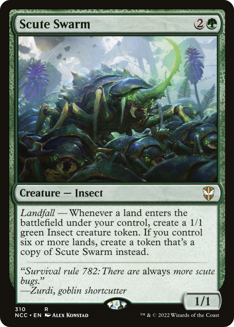 Scute Swarm [Streets of New Capenna Commander] - The Mythic Store | 24h Order Processing