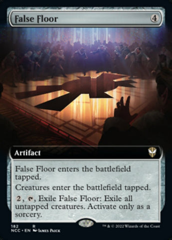 False Floor (Extended Art) [Streets of New Capenna Commander] - The Mythic Store | 24h Order Processing