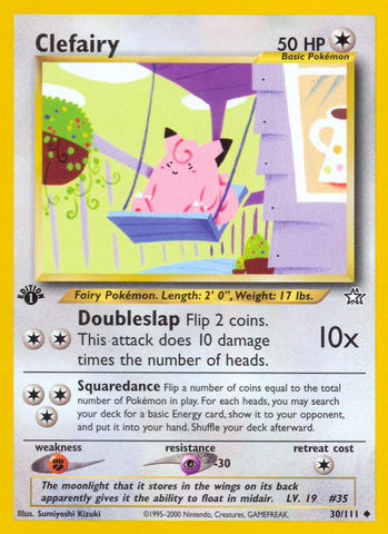 Clefairy (30/111) [Neo Genesis 1st Edition] - The Mythic Store | 24h Order Processing