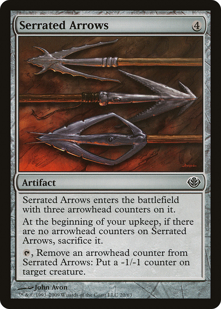 Serrated Arrows [Duel Decks: Garruk vs. Liliana] - The Mythic Store | 24h Order Processing