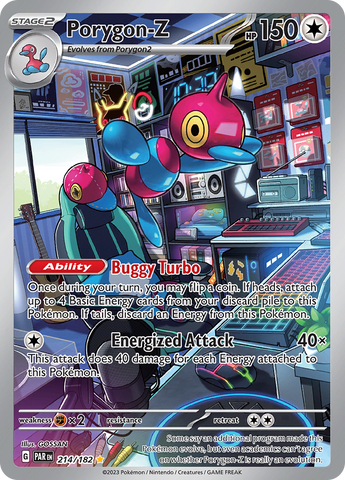 Porygon-Z (214/182) [Scarlet & Violet: Paradox Rift] - The Mythic Store | 24h Order Processing