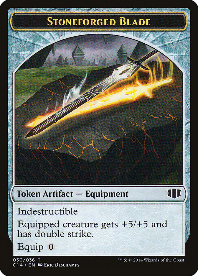 Stoneforged Blade // Germ Double-Sided Token [Commander 2014 Tokens] - The Mythic Store | 24h Order Processing