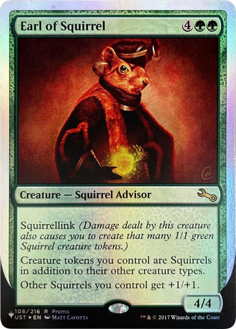 Earl of Squirrel (Unfinity Foil Edition) [The List] - The Mythic Store | 24h Order Processing