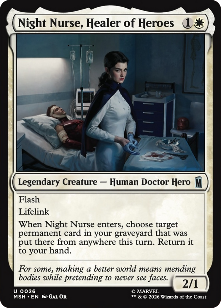 Night Nurse, Healer of Heroes [Marvel Super Heroes] - The Mythic Store | 24h Order Processing