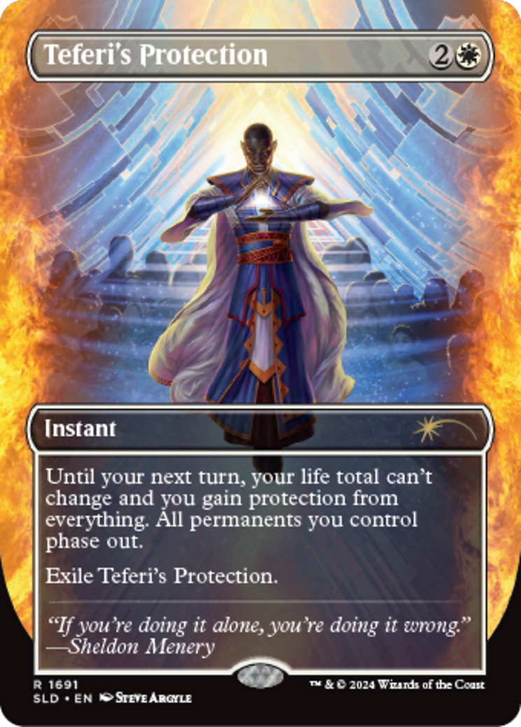 Teferi's Protection (1691) [Secret Lair: Sheldon's Spellbook] - The Mythic Store | 24h Order Processing