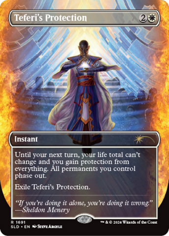 Teferi's Protection (1691) [Secret Lair: Sheldon's Spellbook] - The Mythic Store | 24h Order Processing