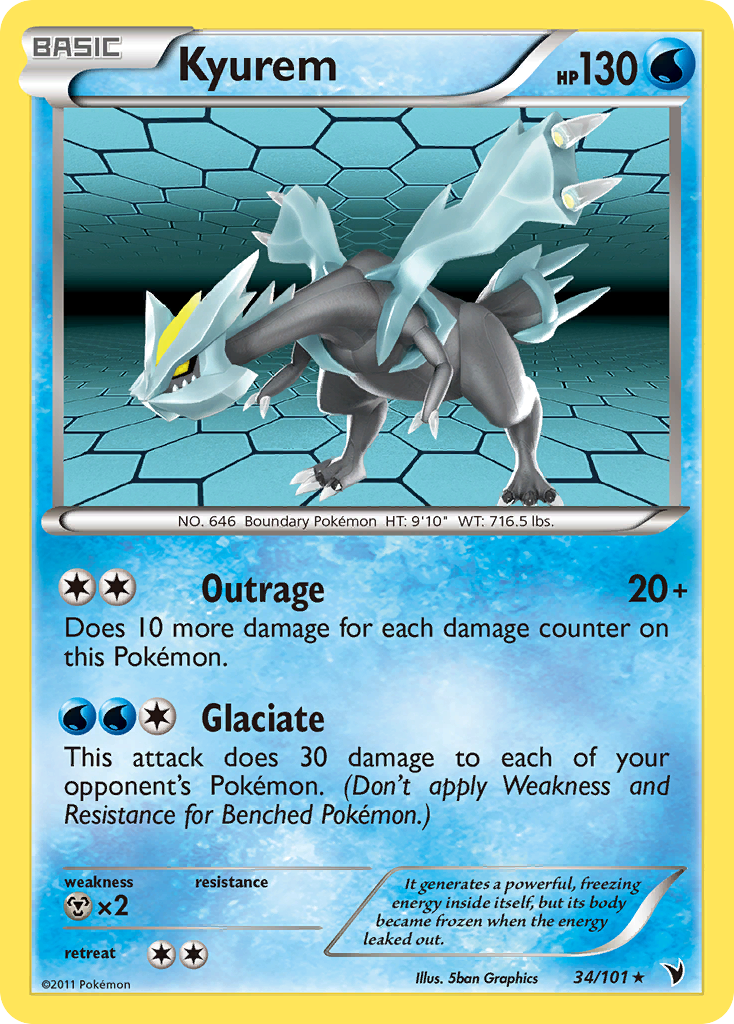 Kyurem (34/101) [Black & White: Noble Victories] - The Mythic Store | 24h Order Processing