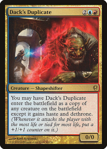Dack's Duplicate [Conspiracy] - The Mythic Store | 24h Order Processing