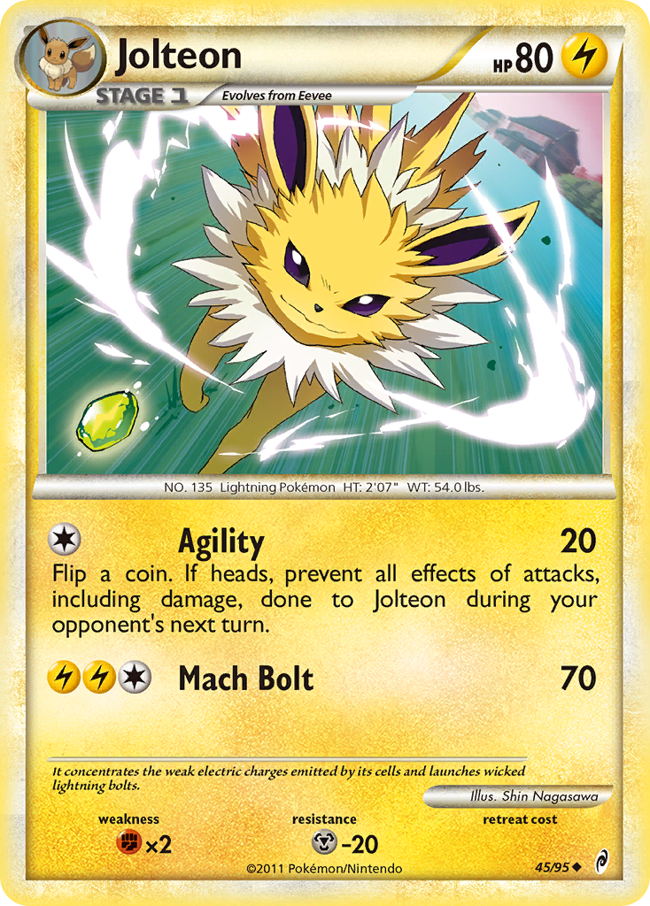 Jolteon (45/95) [HeartGold & SoulSilver: Call of Legends] - The Mythic Store | 24h Order Processing