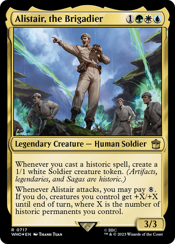 Alistair, the Brigadier (Surge Foil) [Doctor Who] - The Mythic Store | 24h Order Processing