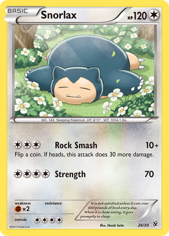 Snorlax (26/39) [XY: Kalos Starter Set] - The Mythic Store | 24h Order Processing