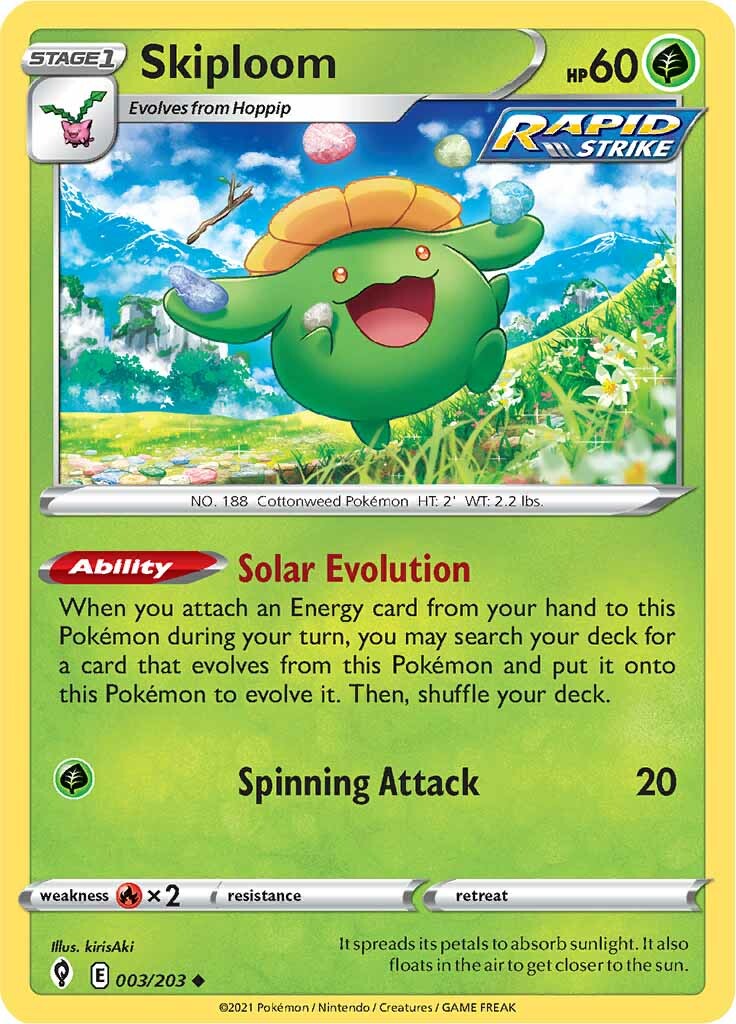 Skiploom (003/203) [Sword & Shield: Evolving Skies] - The Mythic Store | 24h Order Processing