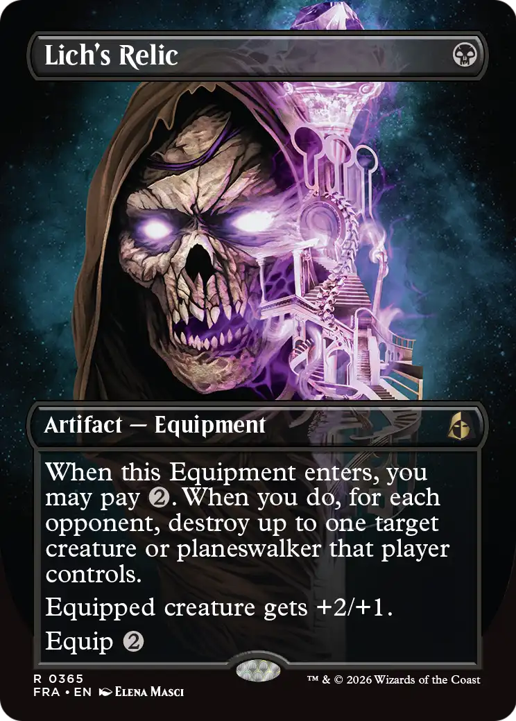 Lich's Relic (Borderless) [Reality Fracture] - The Mythic Store | 24h Order Processing