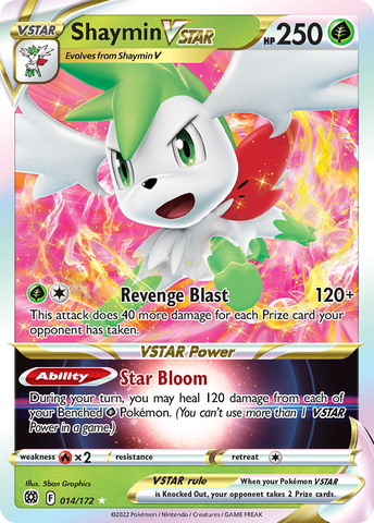 Shaymin VSTAR (014/172) (Jumbo Card) [Sword & Shield: Brilliant Stars] - The Mythic Store | 24h Order Processing