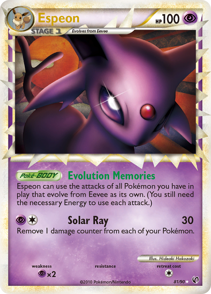 Espeon (81/90) [HeartGold & SoulSilver: Undaunted] - The Mythic Store | 24h Order Processing