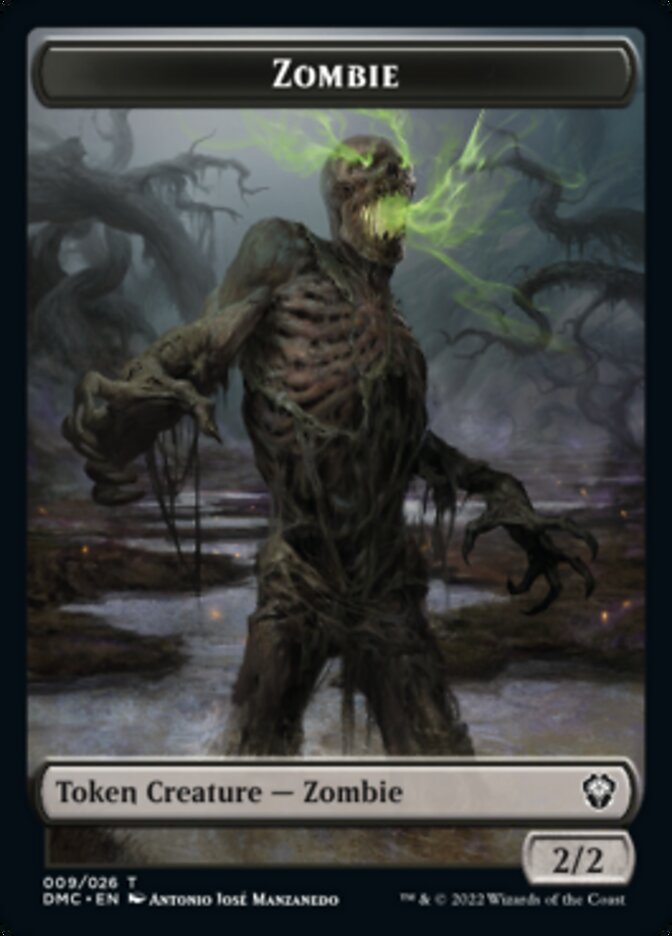Bird (002) // Zombie Double-Sided Token [Dominaria United Tokens] - The Mythic Store | 24h Order Processing