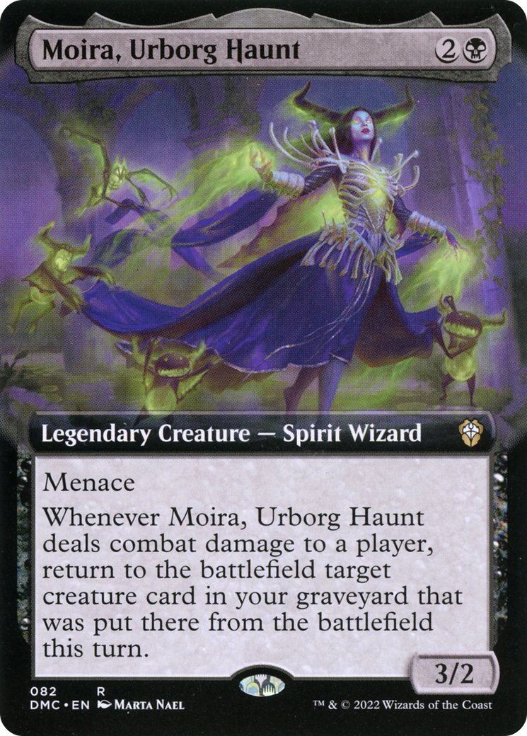 Moira, Urborg Haunt (Extended Art) [Dominaria United Commander] - The Mythic Store | 24h Order Processing