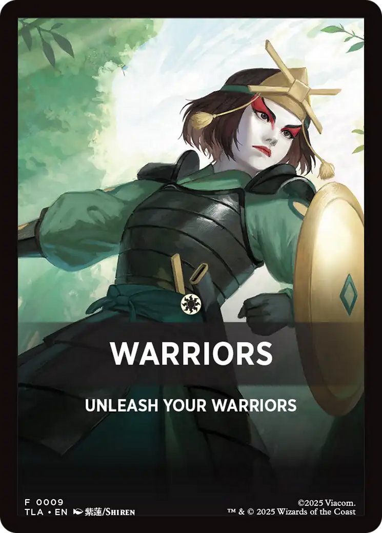 Warriors Theme Card [Avatar: The Last Airbender Tokens] - The Mythic Store | 24h Order Processing