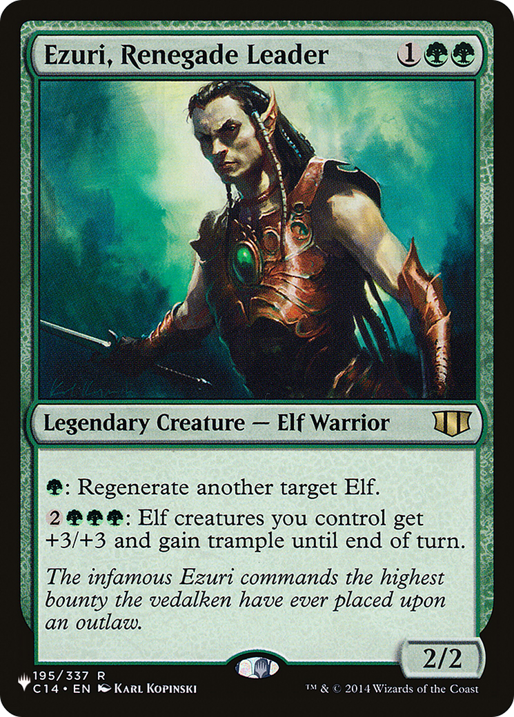 Ezuri, Renegade Leader [The List] - The Mythic Store | 24h Order Processing