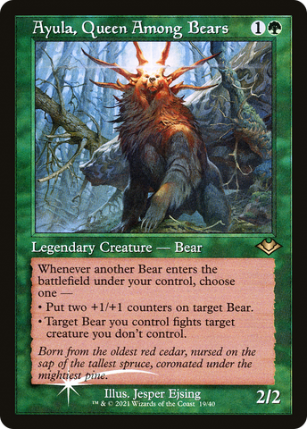 Ayula, Queen Among Bears (Retro) [Modern Horizons] - The Mythic Store | 24h Order Processing