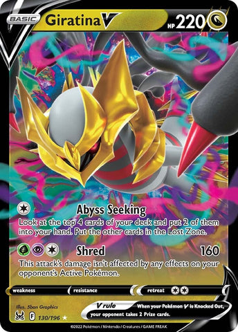 Giratina V (130/196) [Sword & Shield: Lost Origin] - The Mythic Store | 24h Order Processing