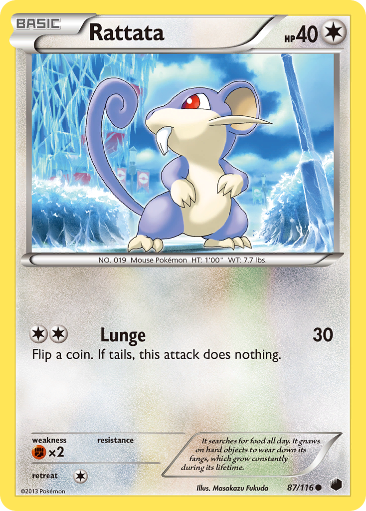 Rattata (87/116) [Black & White: Plasma Freeze] - The Mythic Store | 24h Order Processing