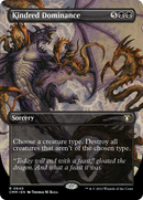 Kindred Dominance (Borderless Alternate Art) [Commander Masters] - The Mythic Store | 24h Order Processing