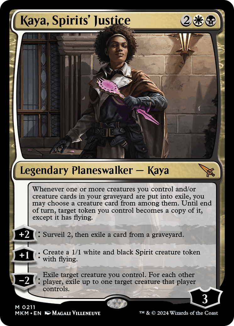 Kaya, Spirits' Justice [Murders at Karlov Manor] - The Mythic Store | 24h Order Processing