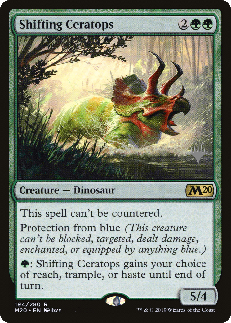 Shifting Ceratops (Promo Pack) [Core Set 2020 Promos] - The Mythic Store | 24h Order Processing