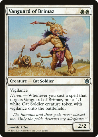 Vanguard of Brimaz [Born of the Gods] - The Mythic Store | 24h Order Processing