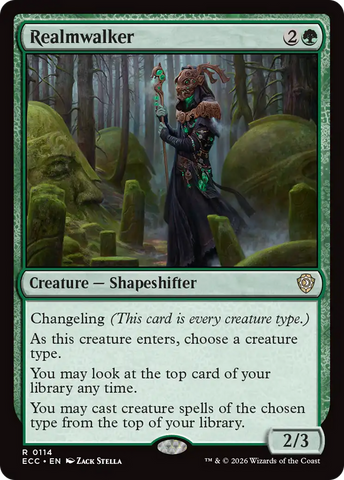 Realmwalker [Lorwyn Eclipsed Commander] - The Mythic Store | 24h Order Processing
