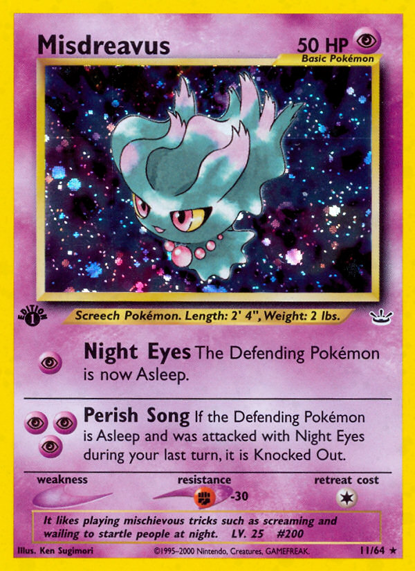 Misdreavus (11/64) [Neo Revelation 1st Edition] - The Mythic Store | 24h Order Processing