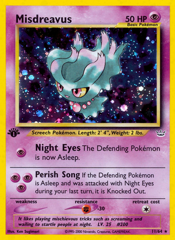 Misdreavus (11/64) [Neo Revelation 1st Edition] - The Mythic Store | 24h Order Processing
