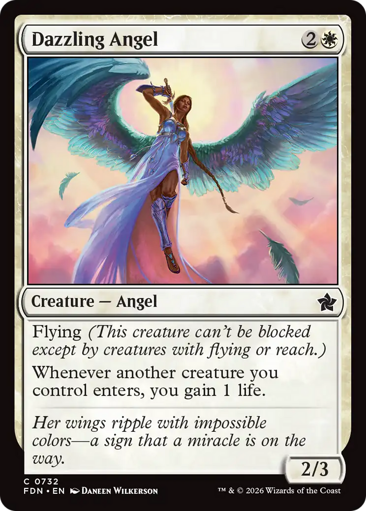 Dazzling Angel (0732) [Foundations] - The Mythic Store | 24h Order Processing