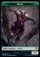 Human // Beast (008) Double-Sided Token [Innistrad: Midnight Hunt Tokens] - The Mythic Store | 24h Order Processing