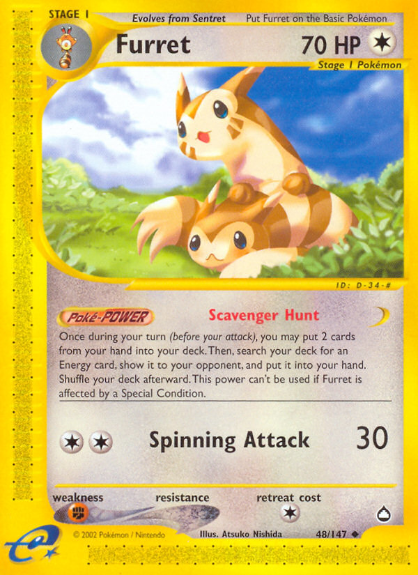 Furret (48/147) [Aquapolis] - The Mythic Store | 24h Order Processing