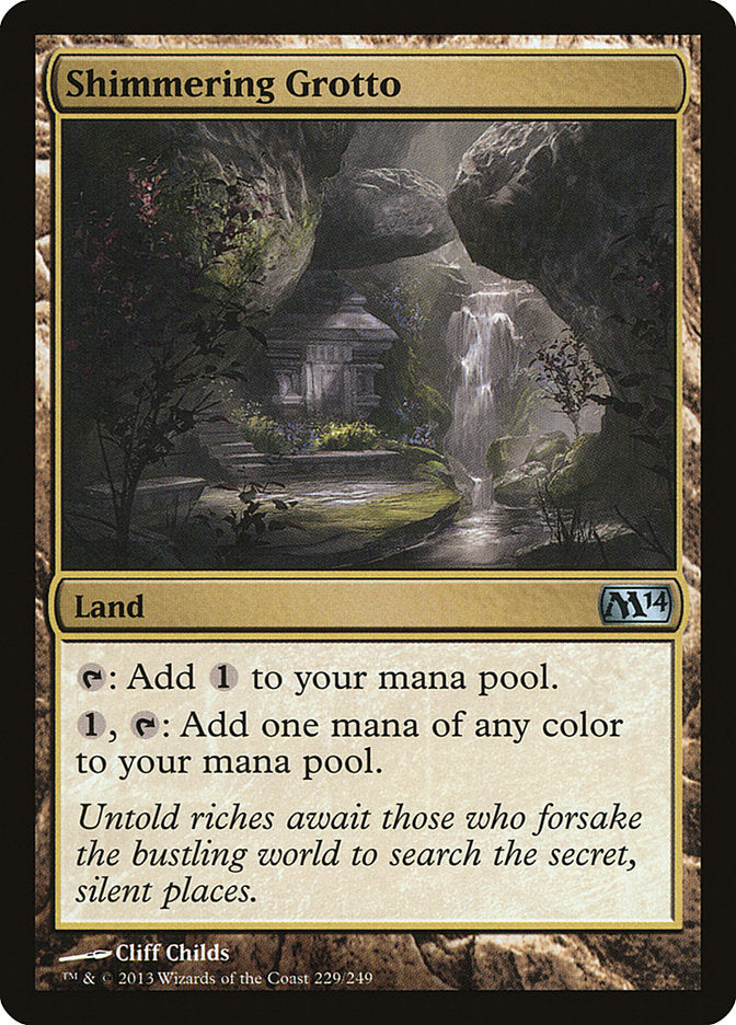 Shimmering Grotto [Magic 2014] - The Mythic Store | 24h Order Processing