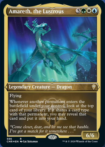 Amareth, the Lustrous (Etched) [Commander Legends] - The Mythic Store | 24h Order Processing