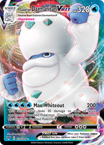 Galarian Darmanitan VMAX (037/185) [Sword & Shield: Vivid Voltage] - The Mythic Store | 24h Order Processing